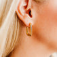 Danielle Hoop Earrings - Gold - Shop LINNY CO