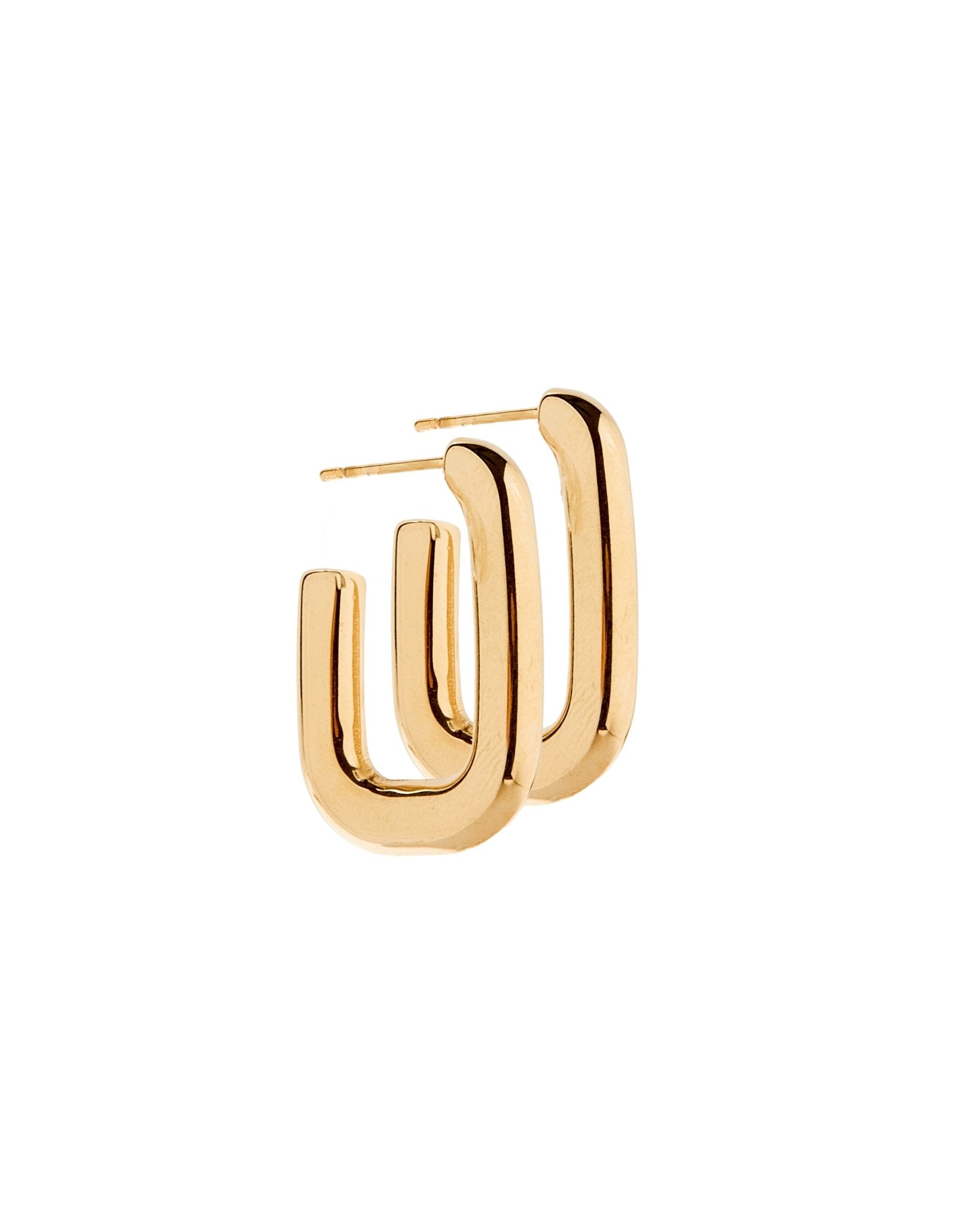 Danielle Hoop Earrings - Gold - Shop LINNY CO