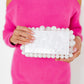 Daphne Clutch - Pearl White - Shop LINNY CO