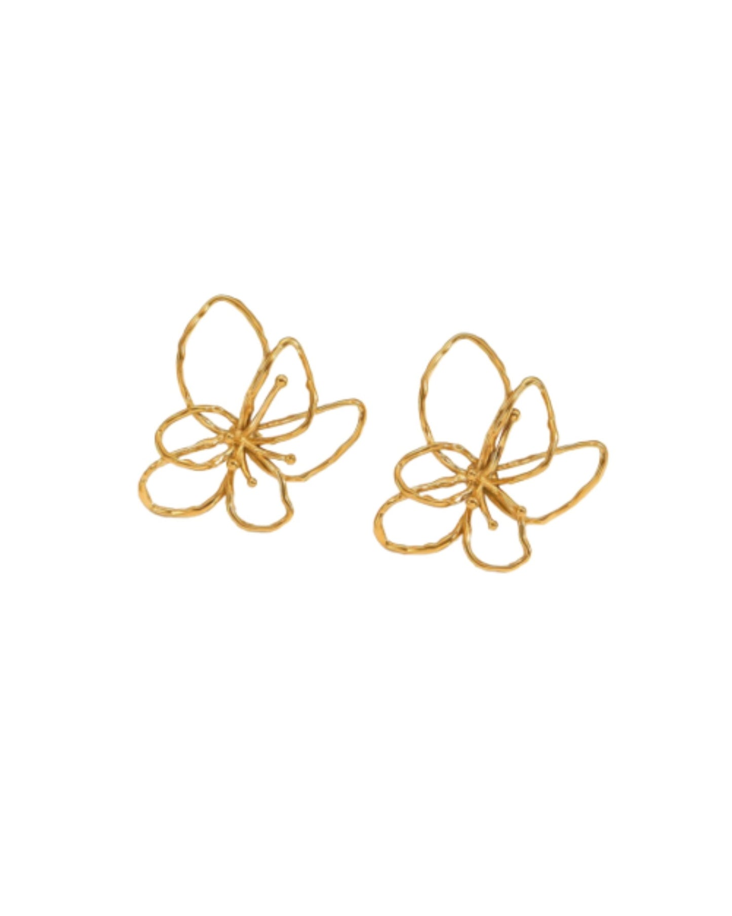 Delilah Flower Statement Earrings - Shop LINNY CO