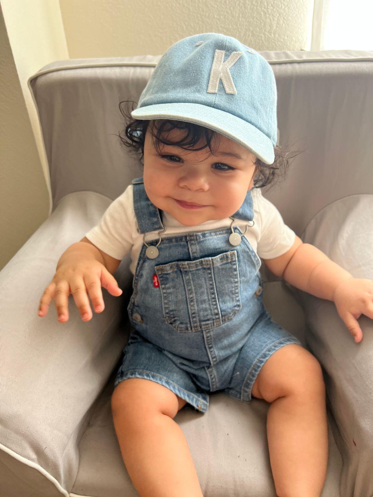 Denim Letter Baseball Hat - Shop LINNY CO
