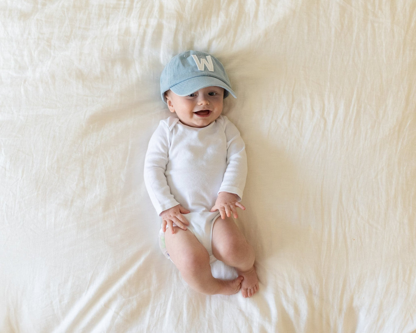 Denim Letter Baseball Hat - Shop LINNY CO