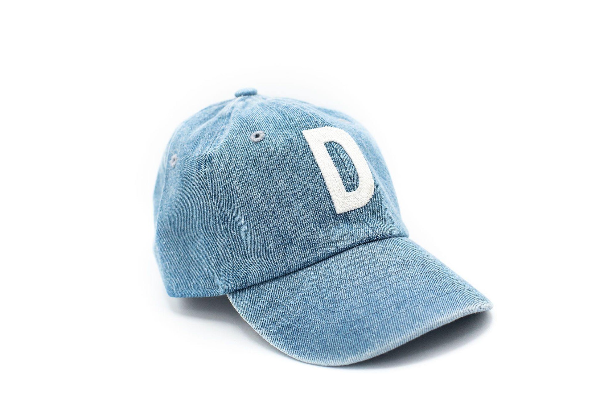 Denim Letter Baseball Hat - Shop LINNY CO