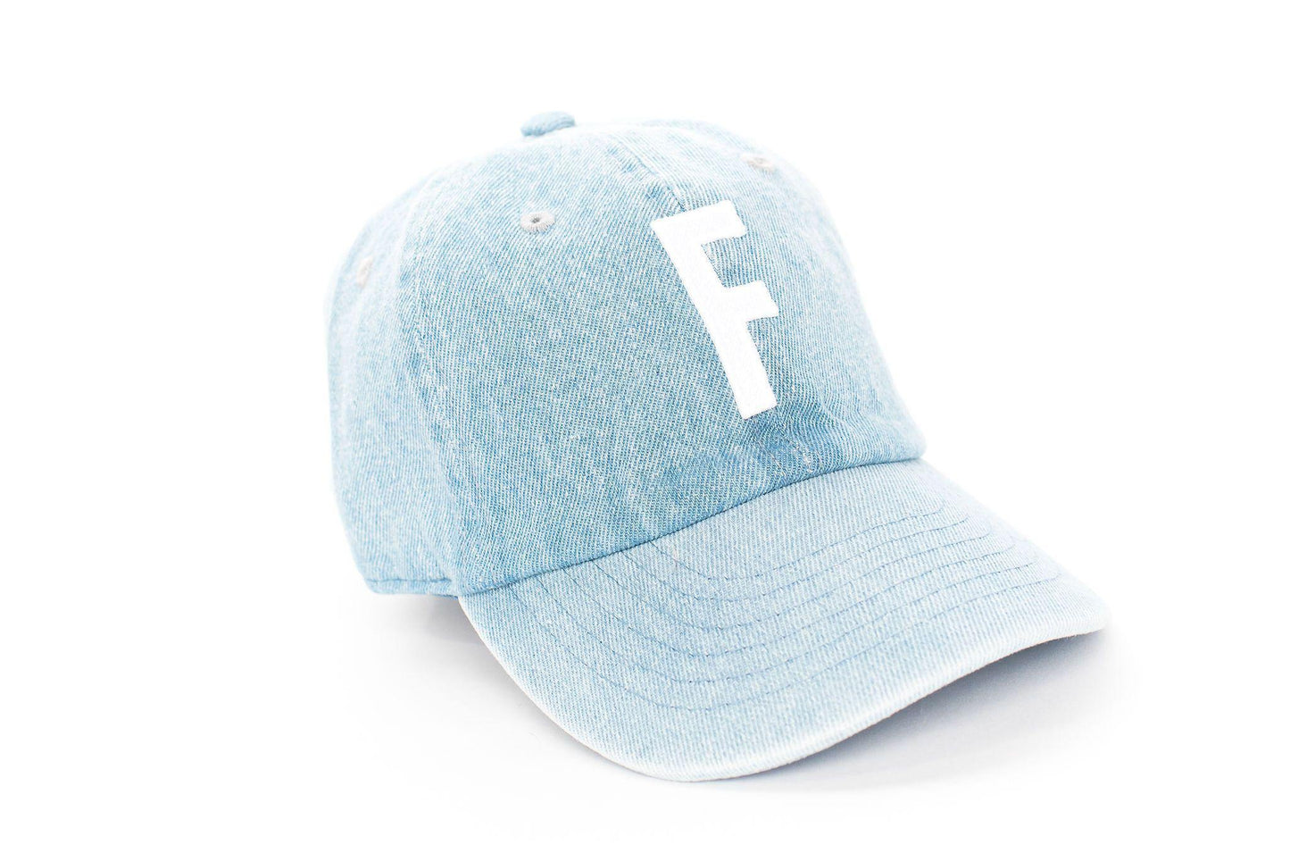 Denim Letter Baseball Hat - Shop LINNY CO