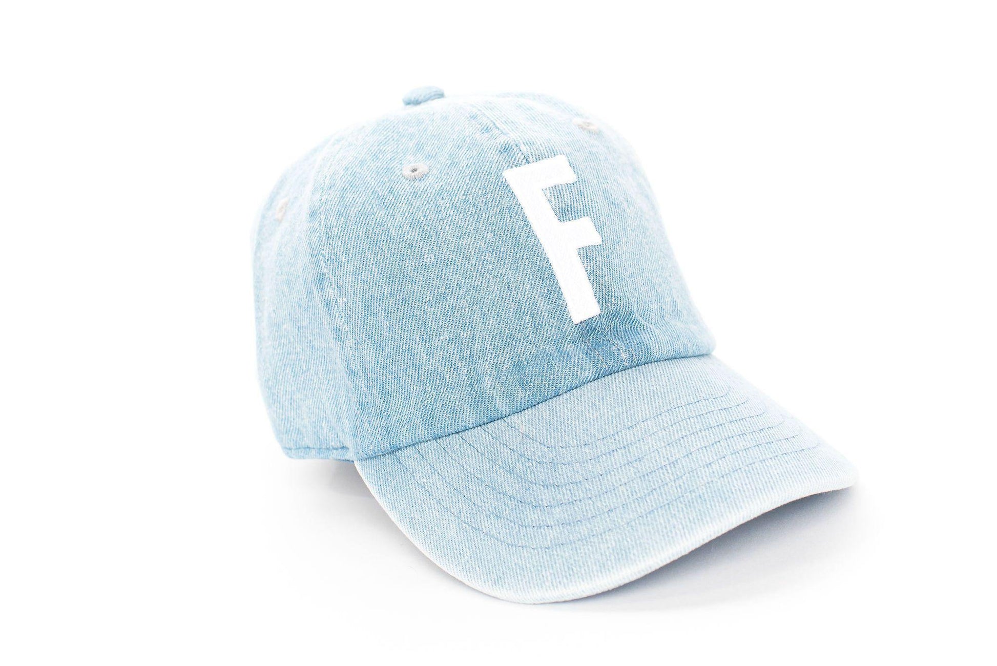 Denim Letter Baseball Hat - Shop LINNY CO