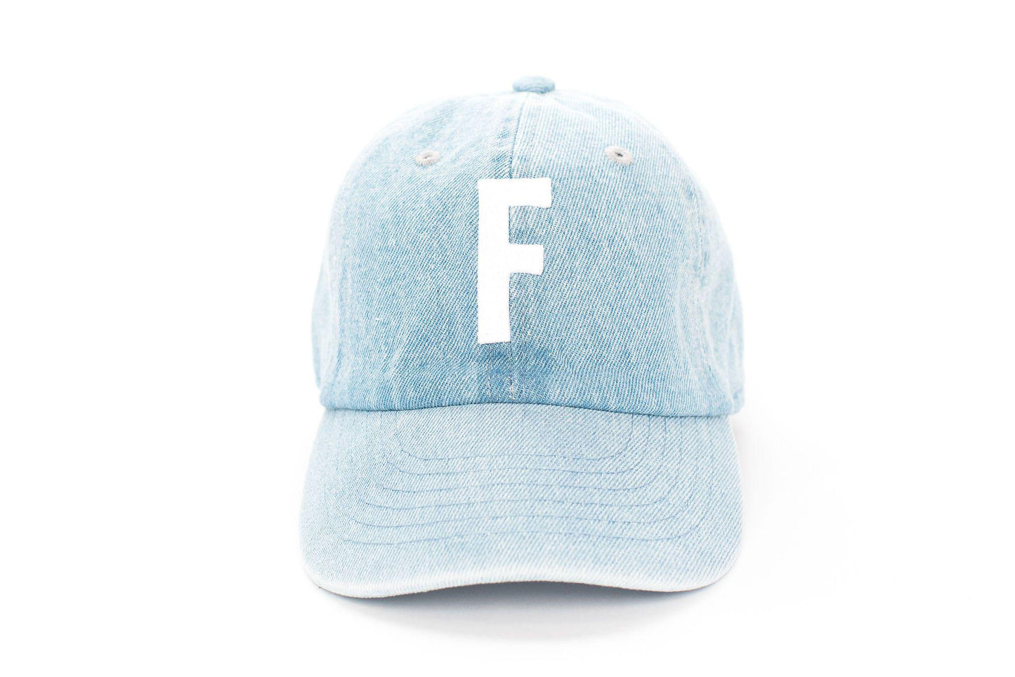 Denim Letter Baseball Hat - Shop LINNY CO