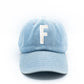 Denim Letter Baseball Hat - Shop LINNY CO