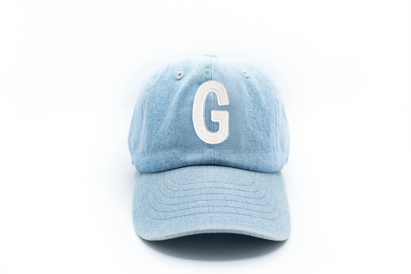 Denim Letter Baseball Hat - Shop LINNY CO