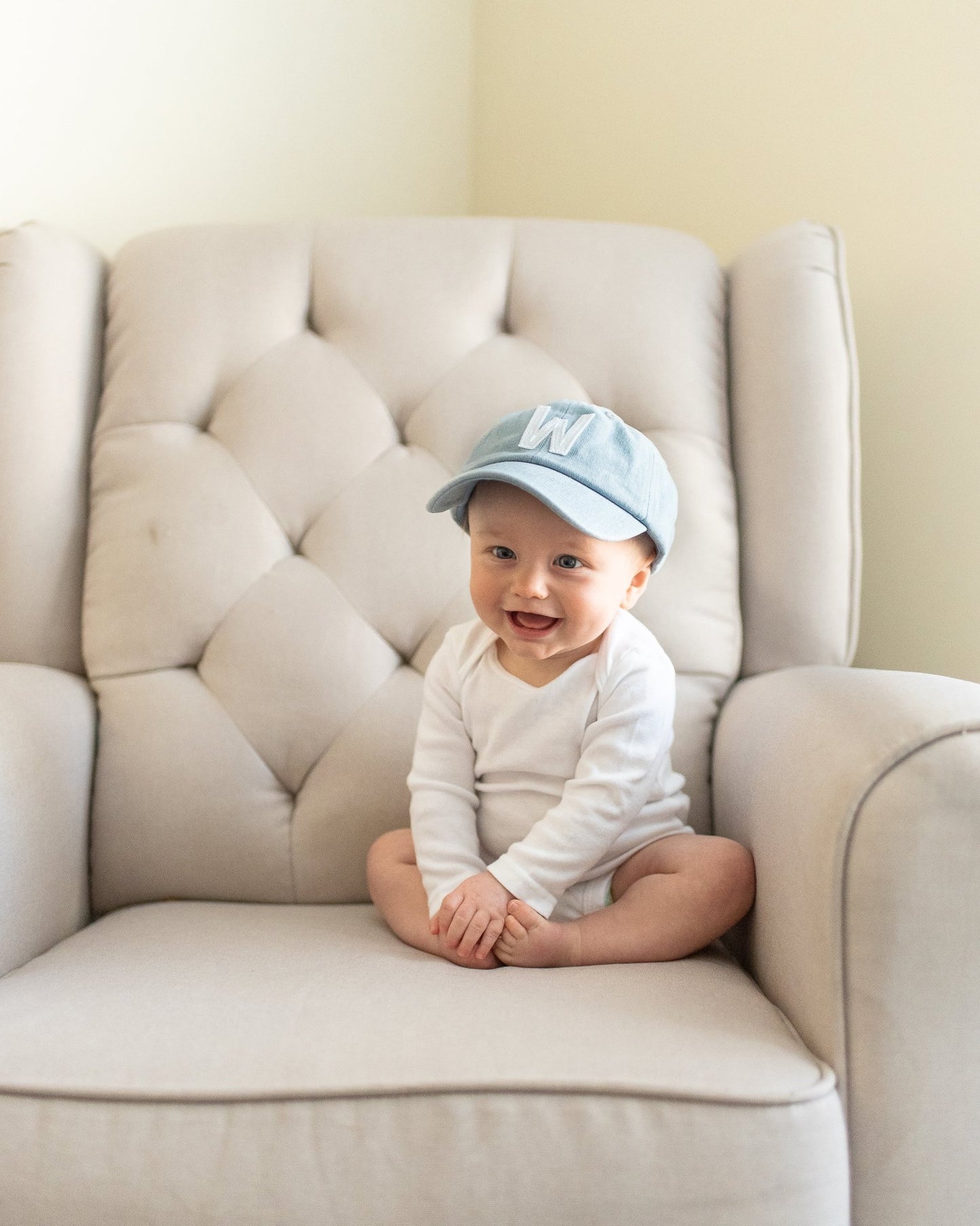 Denim Letter Baseball Hat - Shop LINNY CO