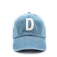 Denim Letter Baseball Hat - Shop LINNY CO