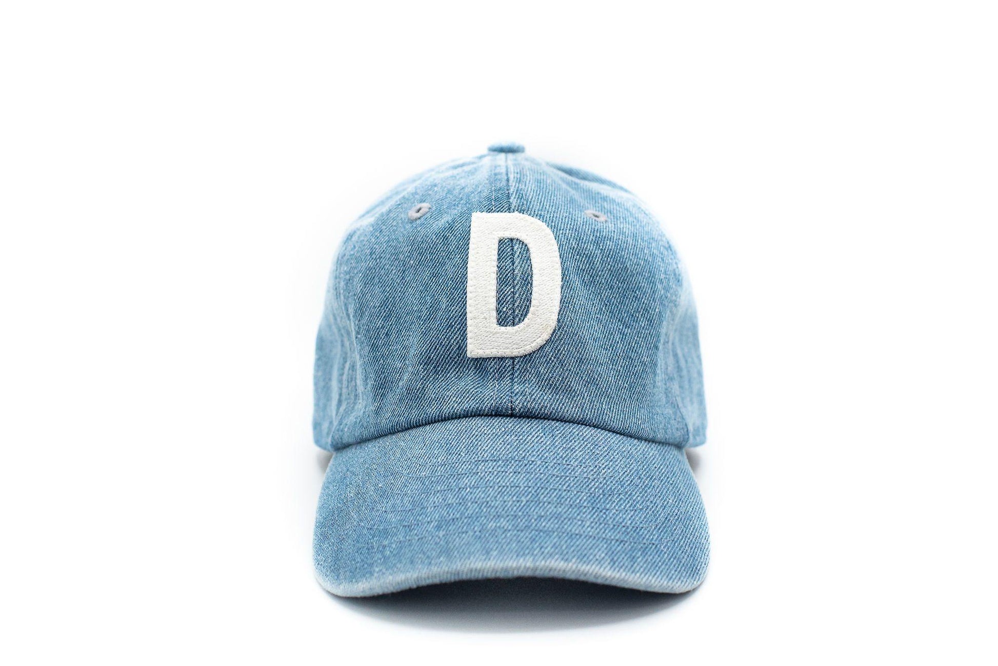 Denim Letter Baseball Hat - Shop LINNY CO