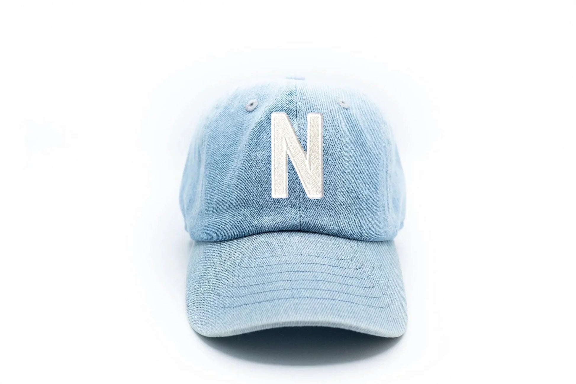 Denim Letter Baseball Hat - Shop LINNY CO