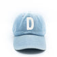 Denim Letter Baseball Hat - Shop LINNY CO