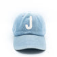 Denim Letter Baseball Hat - Shop LINNY CO