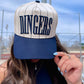 Dingers - Navy Stripe Vintage Trucker Hat - PREORDER - Shop LINNY CO