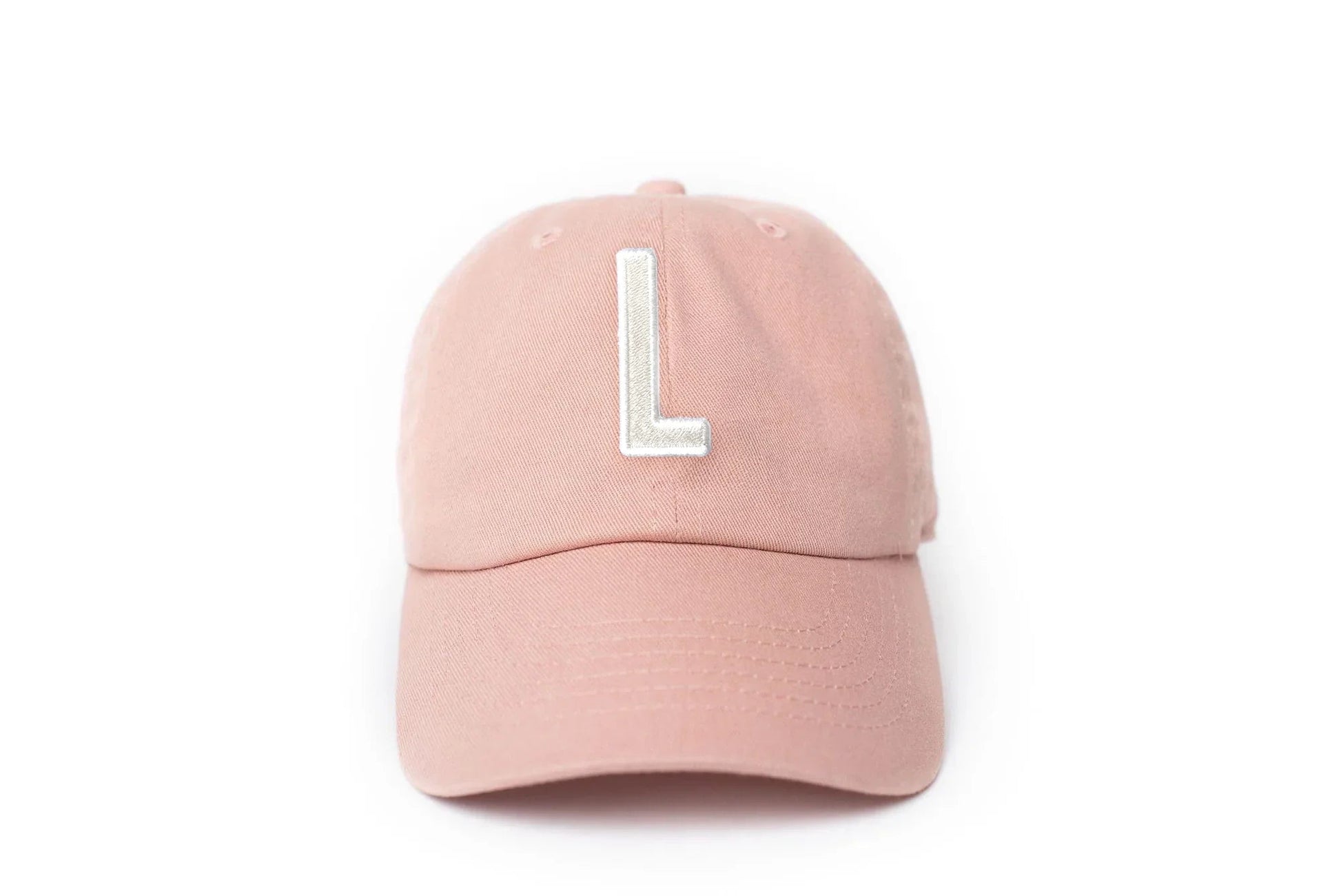 Dusty Rose Letter Baseball Hat - Shop LINNY CO
