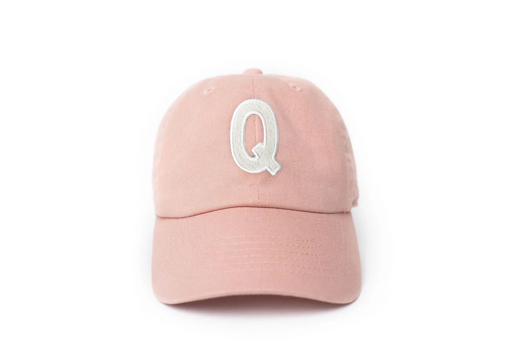 Dusty Rose Letter Baseball Hat - Shop LINNY CO
