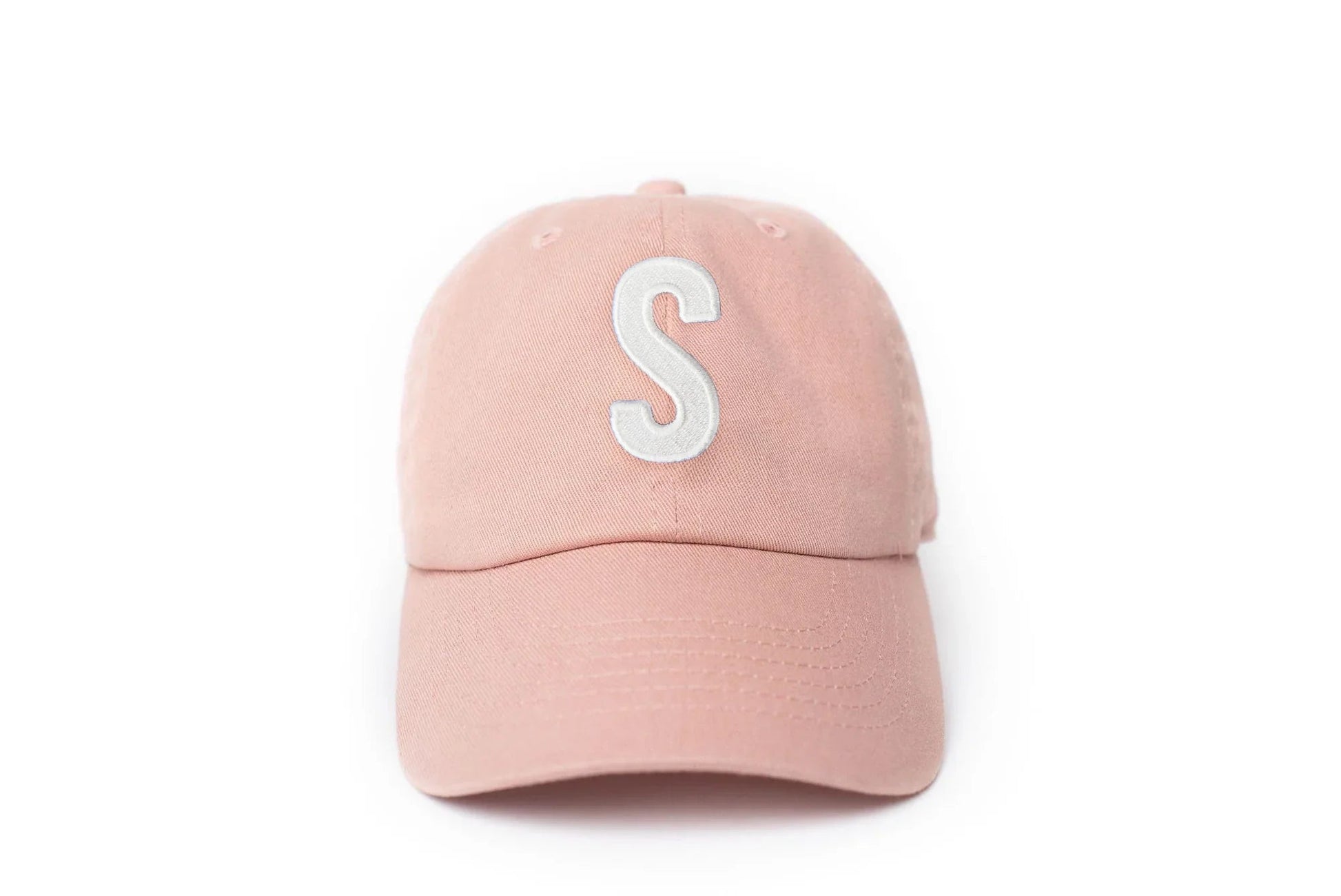 Dusty Rose Letter Baseball Hat - Shop LINNY CO