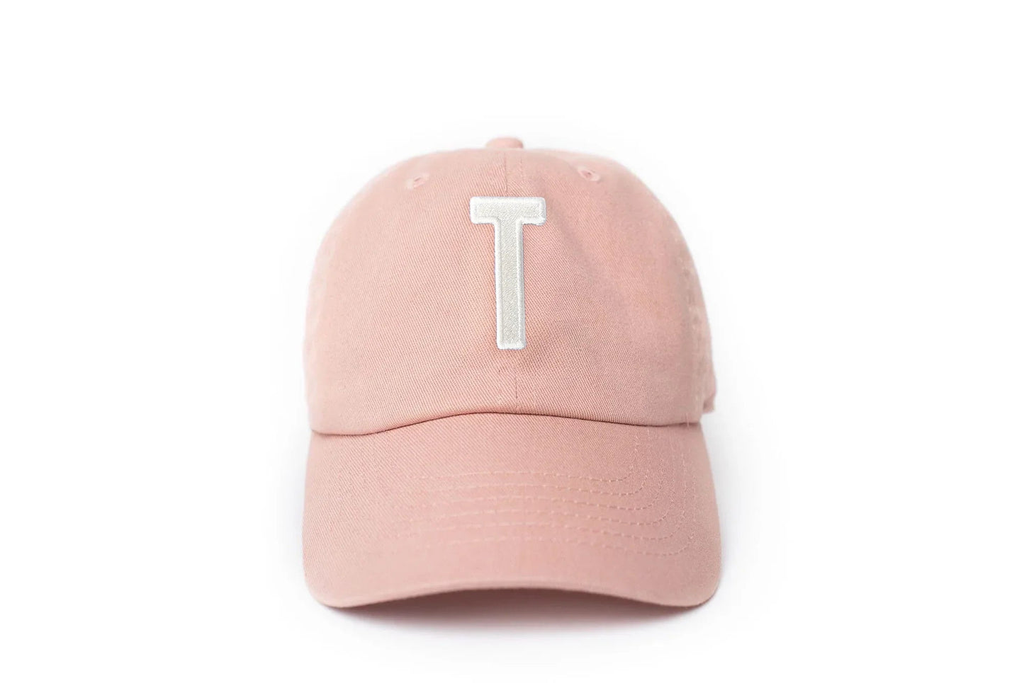 Dusty Rose Letter Baseball Hat - Shop LINNY CO