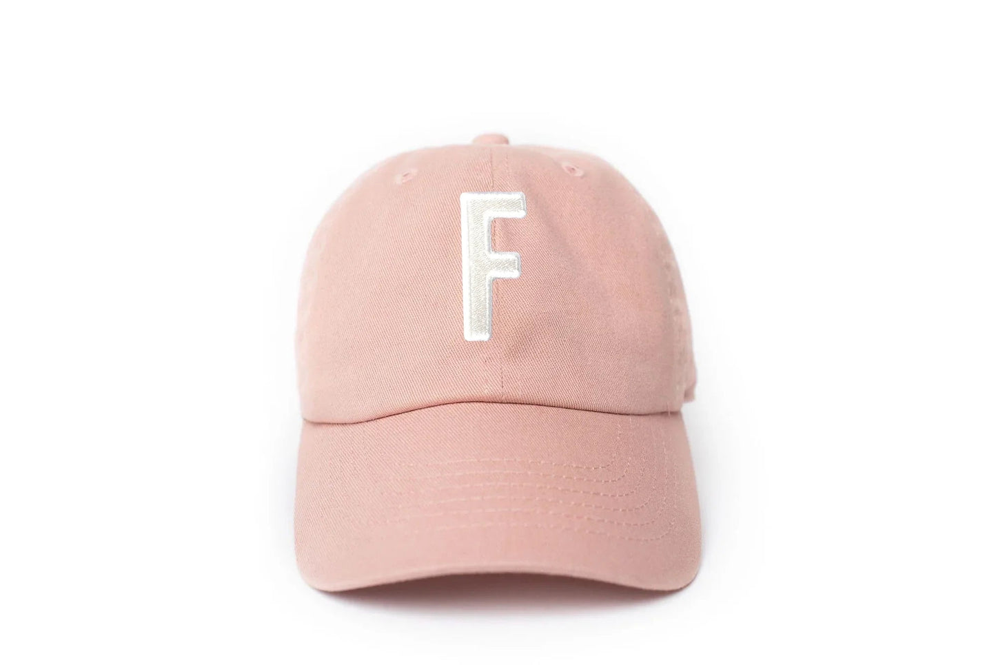 Dusty Rose Letter Baseball Hat - Shop LINNY CO