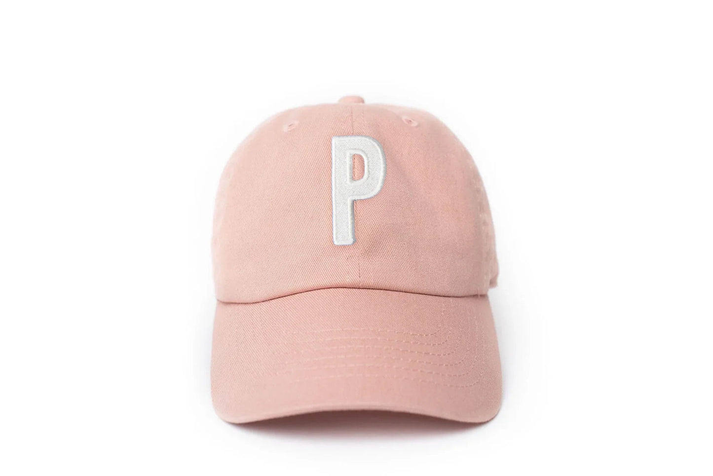 Dusty Rose Letter Baseball Hat - Shop LINNY CO