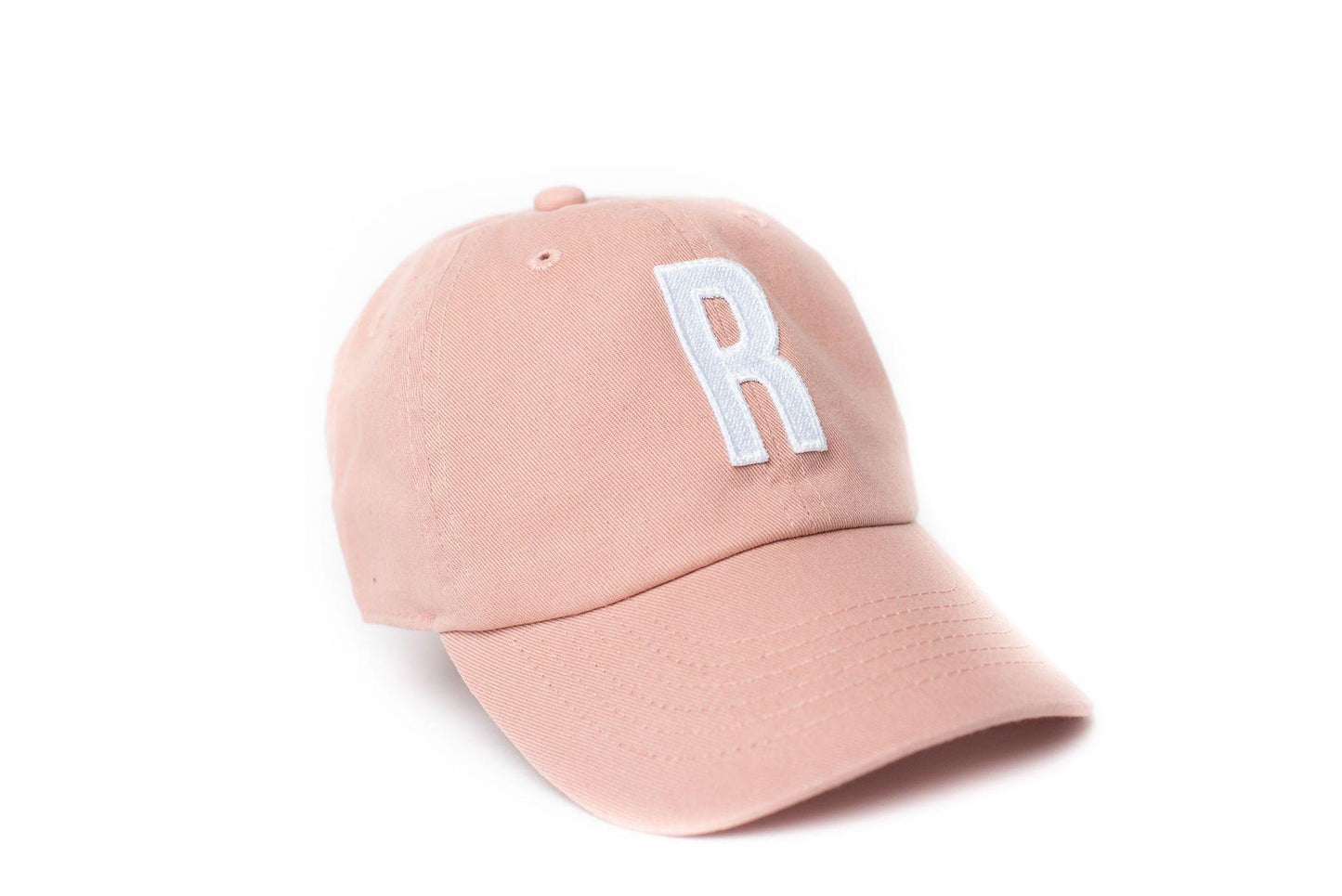 Dusty Rose Letter Baseball Hat - Shop LINNY CO