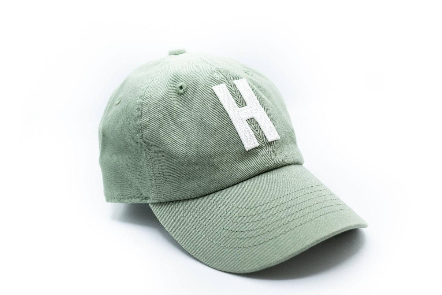 Dusty Sage Letter Baseball Hat - Shop LINNY CO