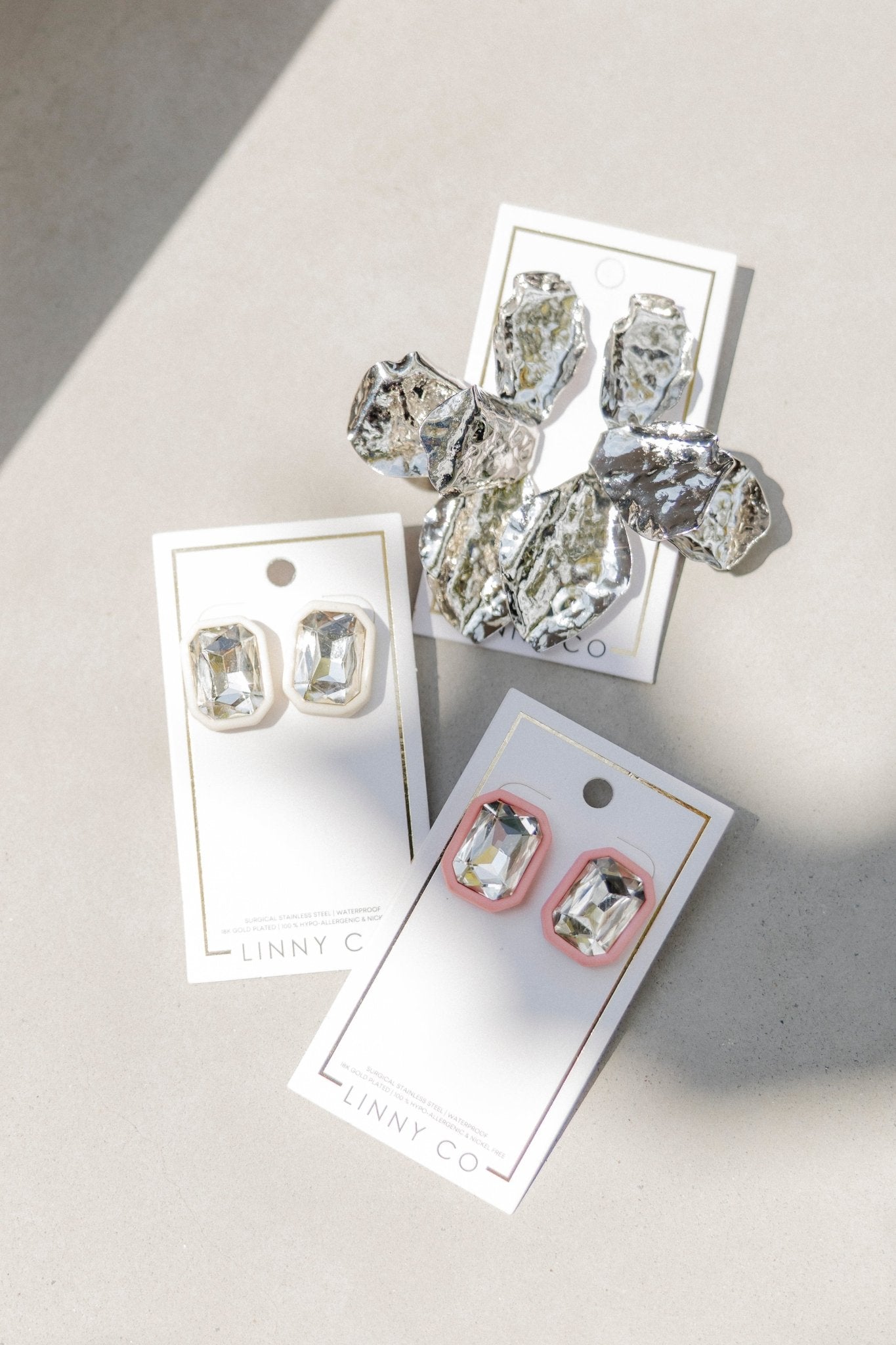 Eden Statement Earring - Silver - Shop LINNY CO