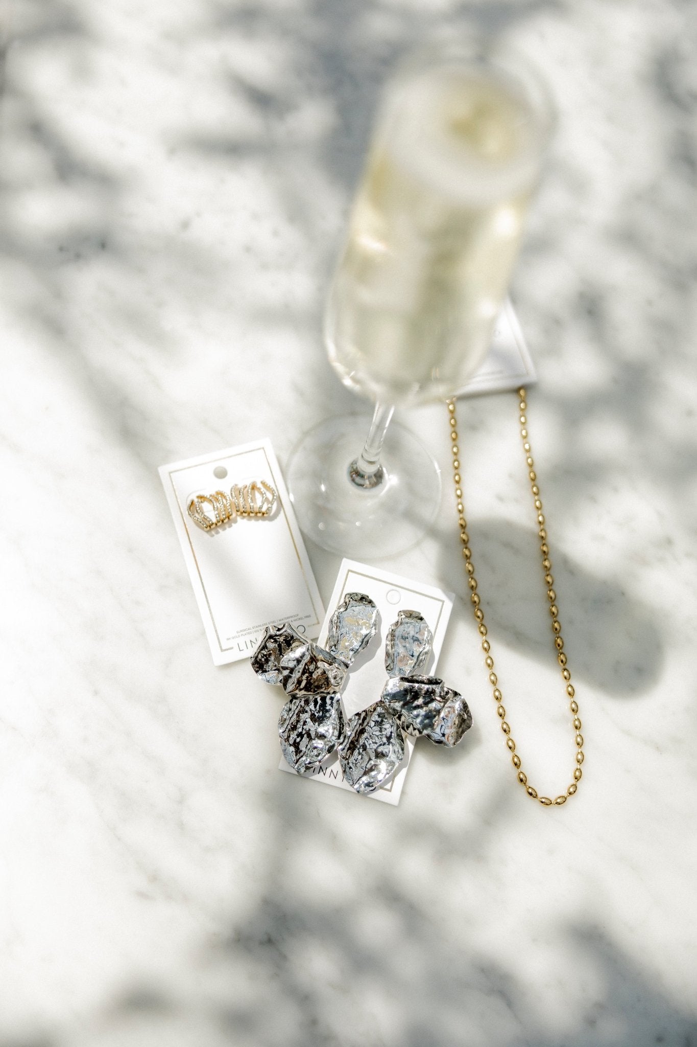 Eden Statement Earring - Silver - Shop LINNY CO