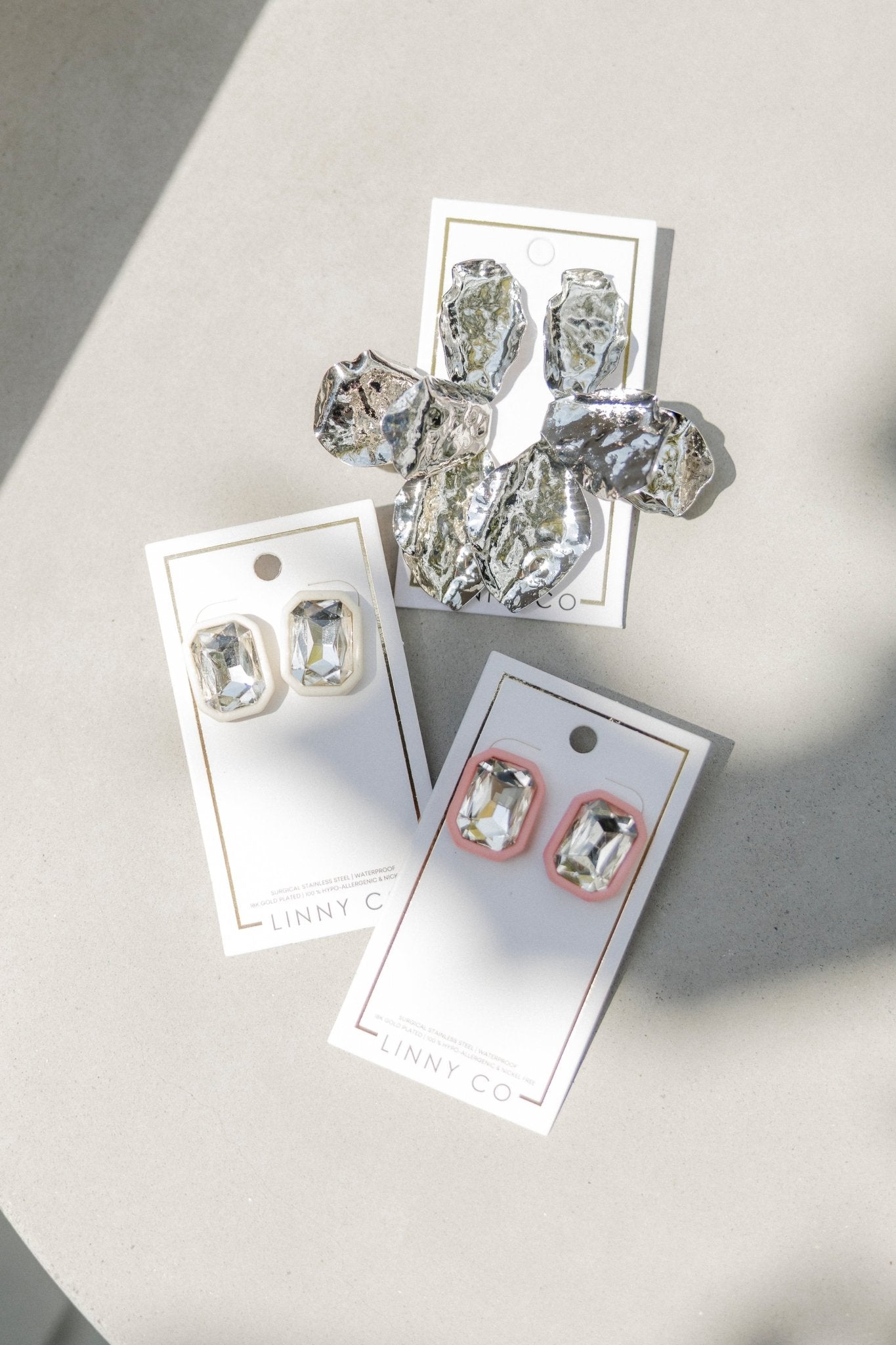 Eden Statement Earring - Silver - Shop LINNY CO