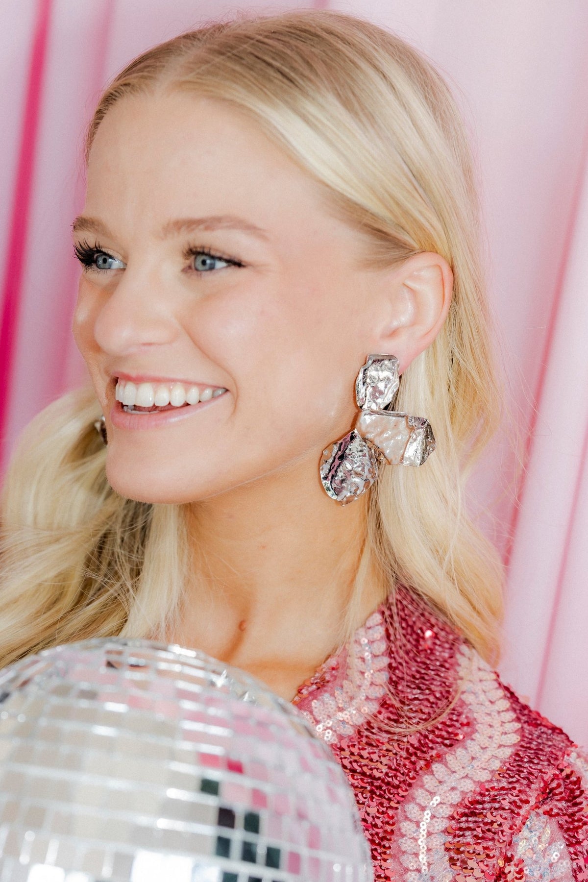Eden Statement Earring - Silver - Shop LINNY CO