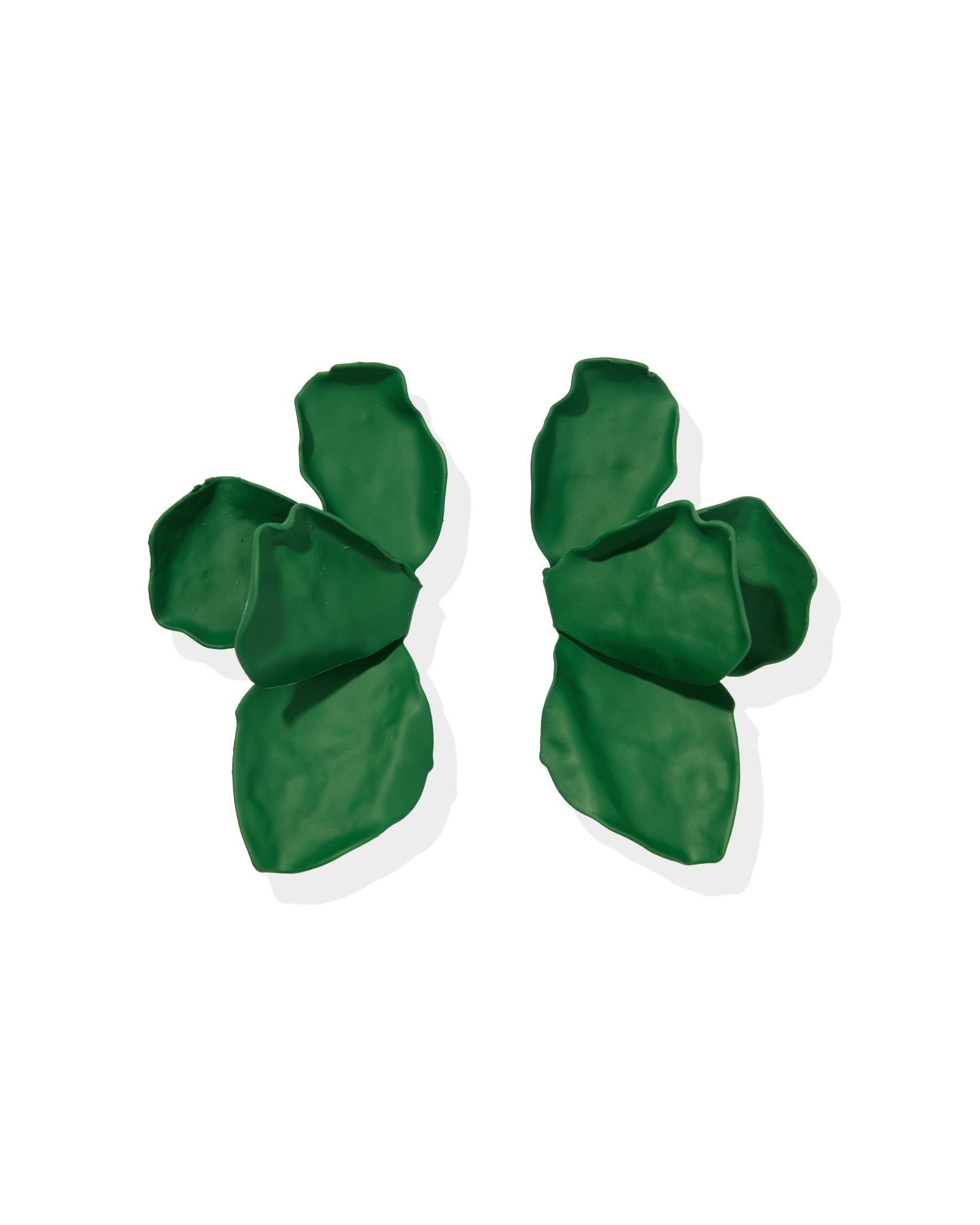 Eden Statement Earrings - Green - Shop LINNY CO