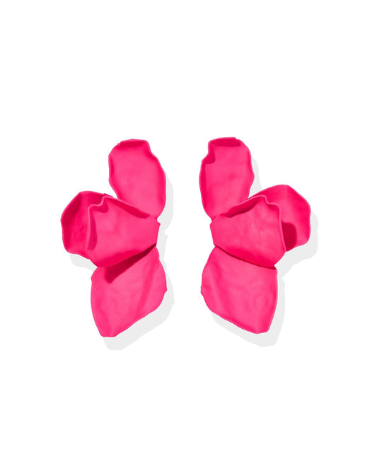 Eden Statement Earrings - Pink - Shop LINNY CO