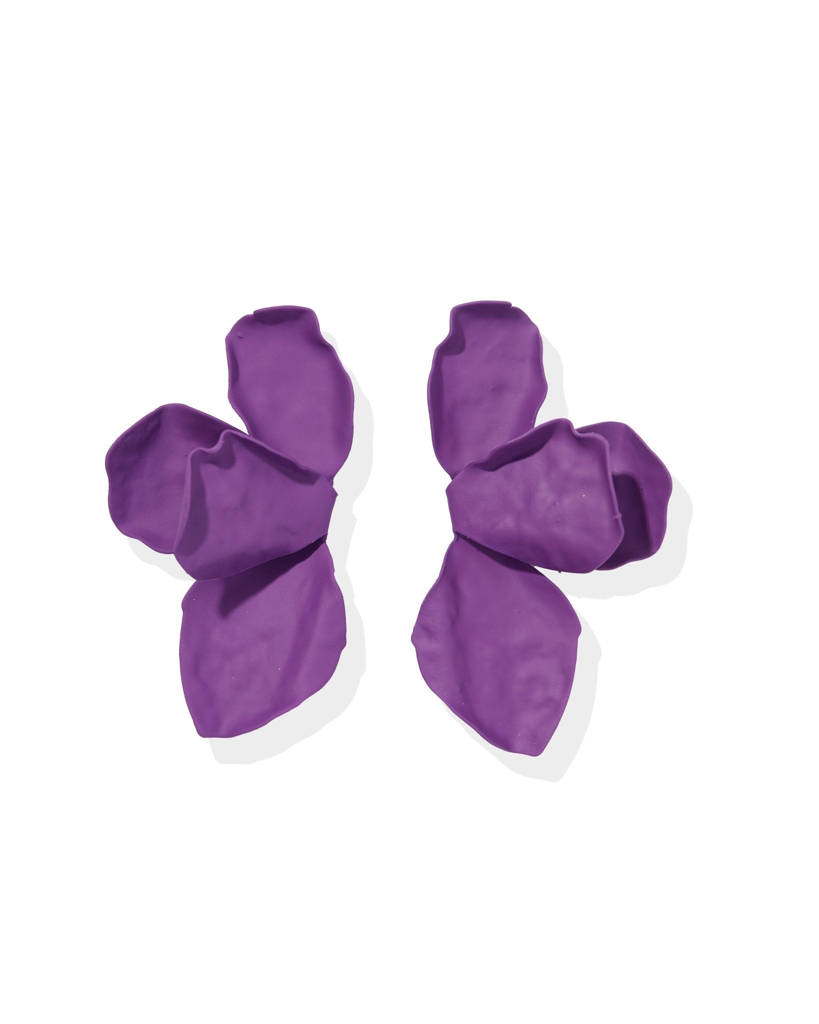 Eden Statement Earrings - Purple - Shop LINNY CO