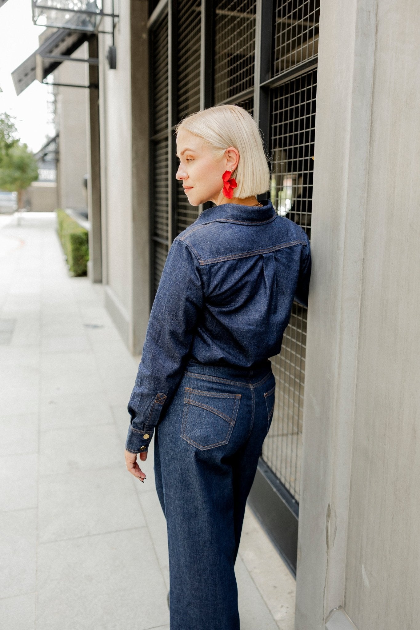 Eden Statement Earrings - Red - Shop LINNY CO