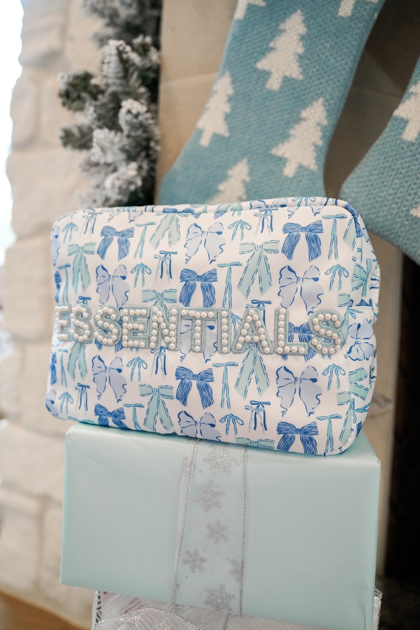 Essentials - Blue Bow Nylon XL - Shop LINNY CO