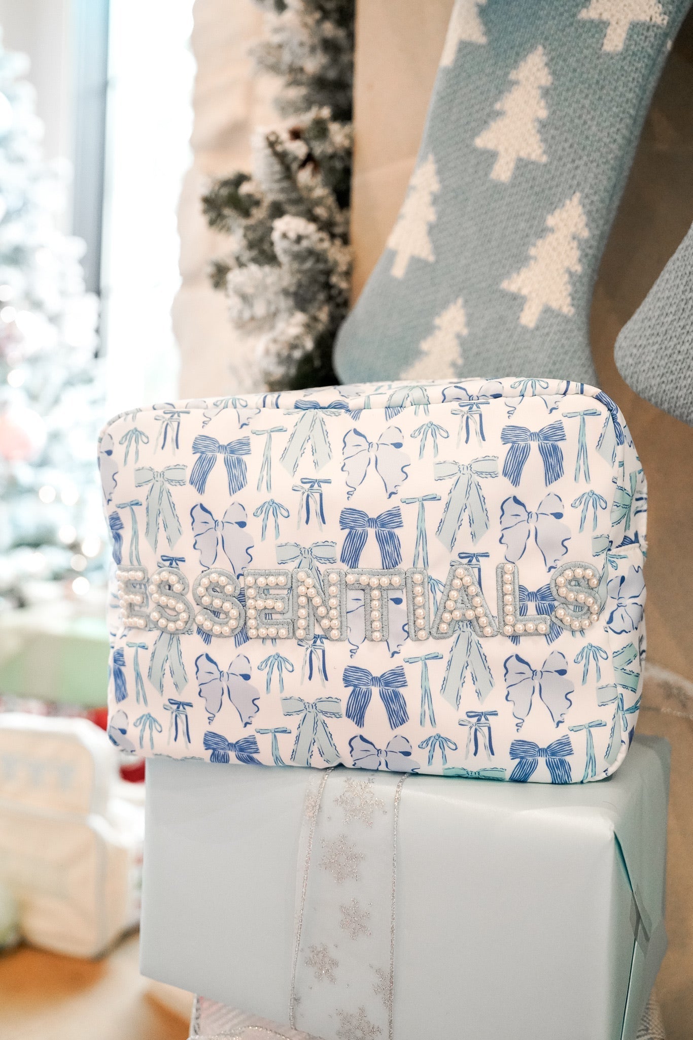 Essentials - Blue Bow Nylon XL - Shop LINNY CO