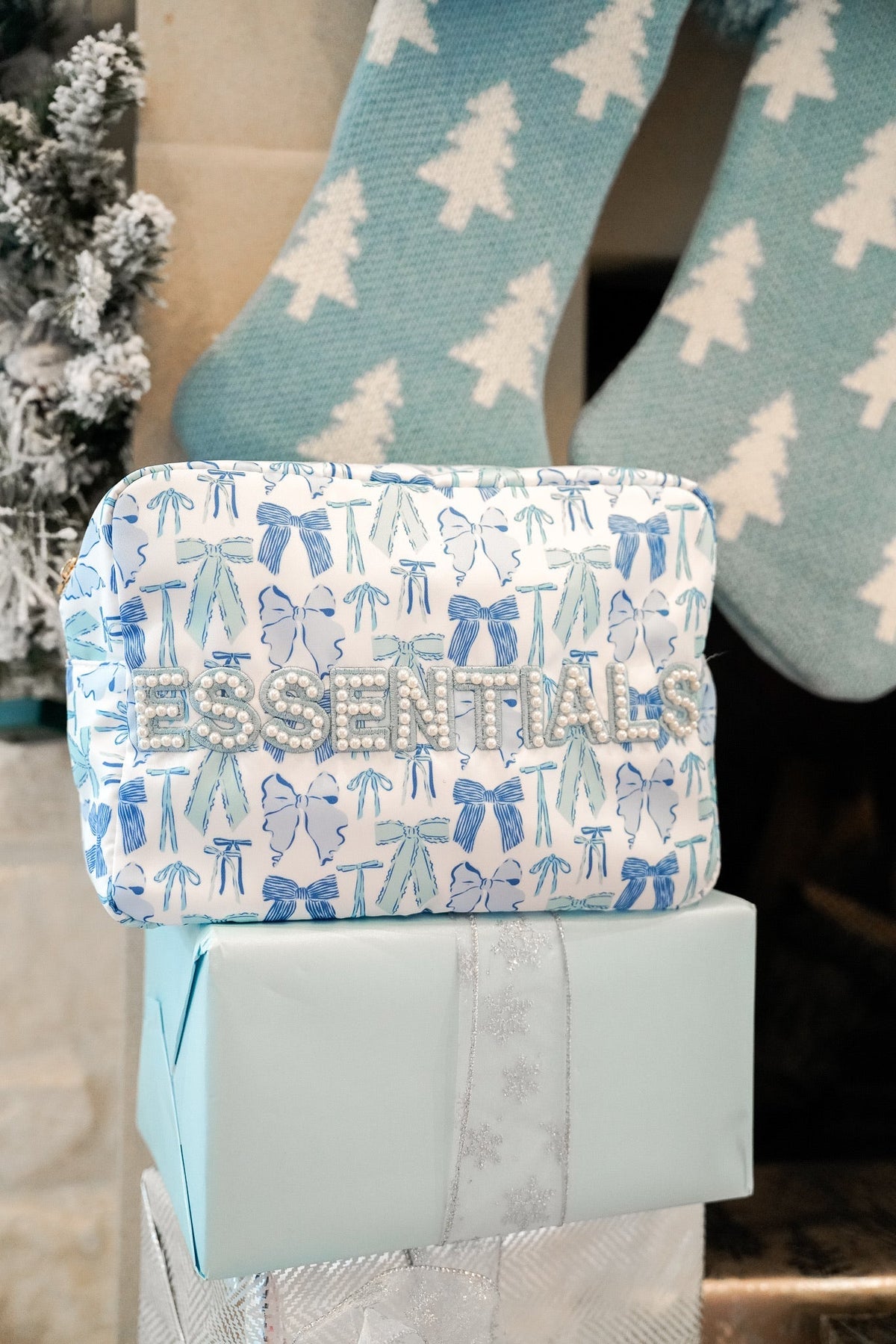 Essentials - Blue Bow Nylon XL - Shop LINNY CO