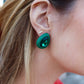 Eva Statement Earring - Green Pear - Shop LINNY CO