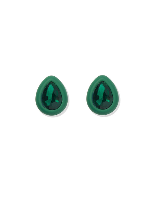 Eva Statement Earring - Green Pear - Shop LINNY CO