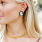 Eva Statement Earrings - Black - Shop LINNY CO