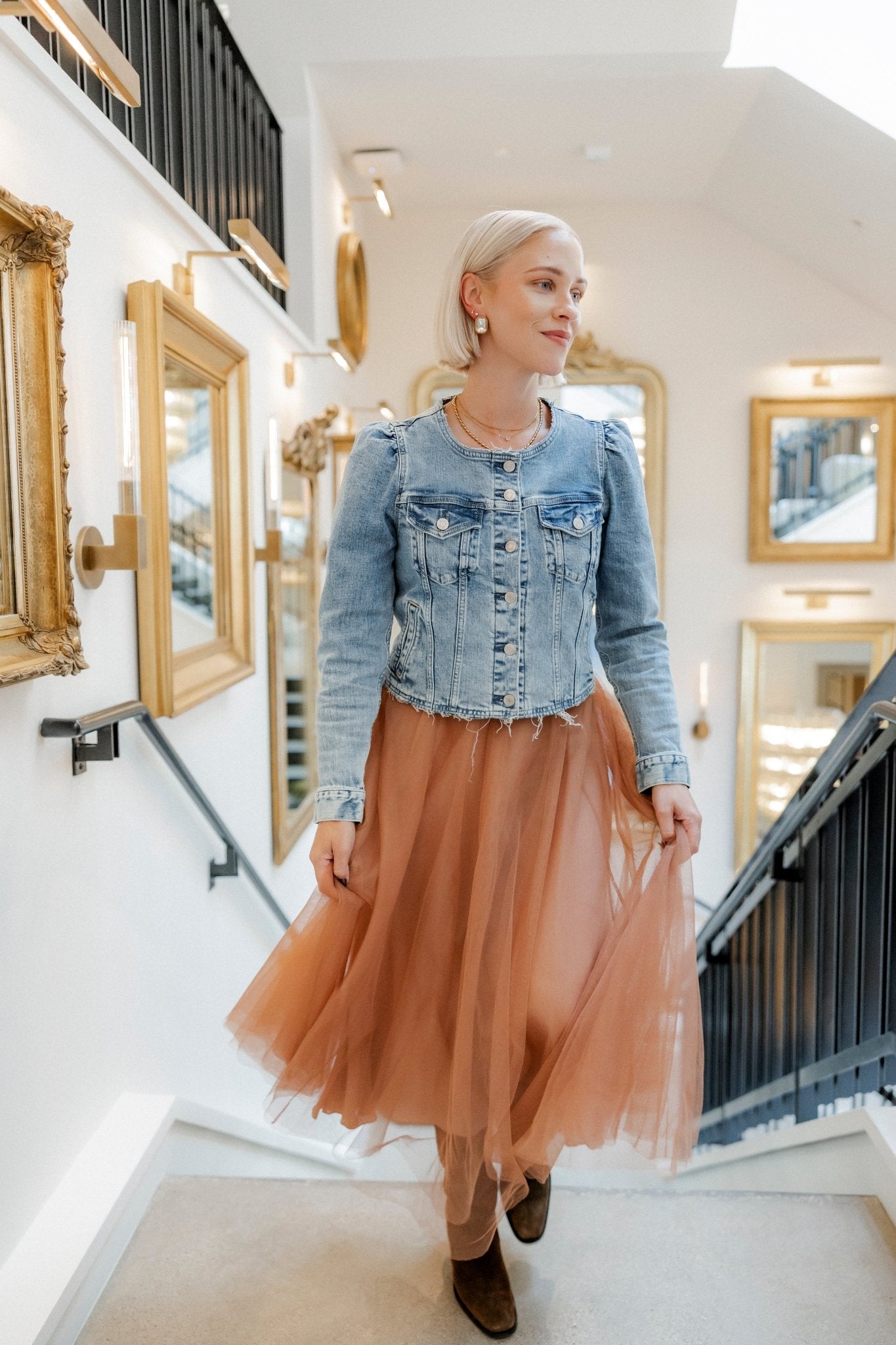 Eva Statement Earrings - Brown - Shop LINNY CO