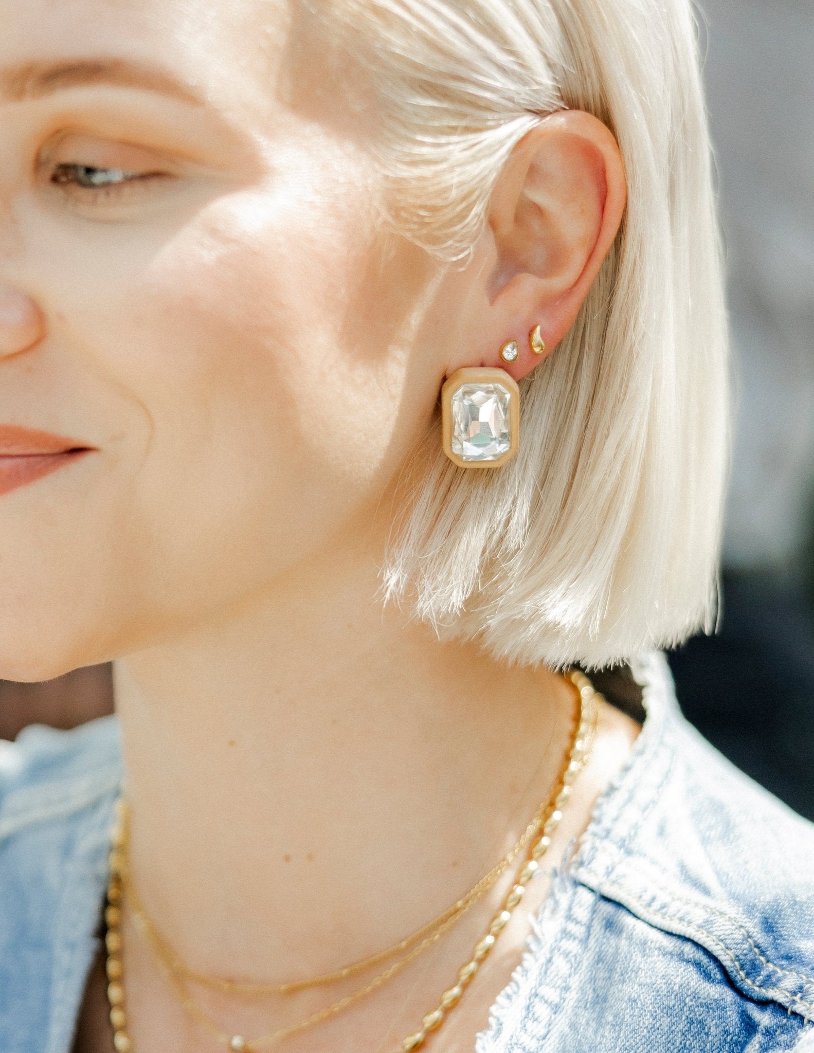 Eva Statement Earrings - Brown - Shop LINNY CO