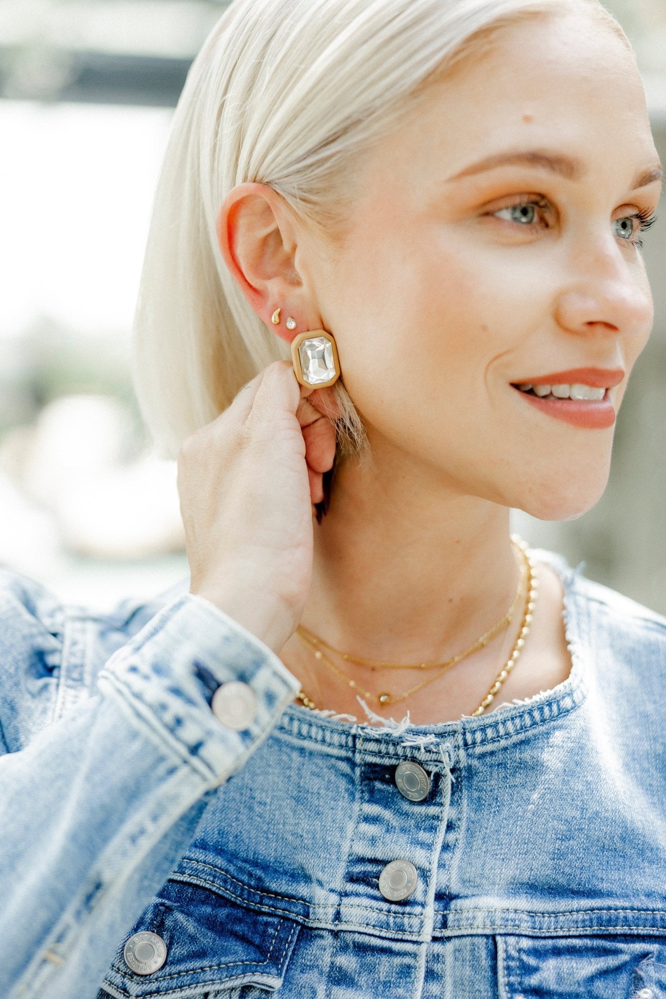Eva Statement Earrings - Brown - Shop LINNY CO
