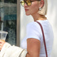 Eva Statement Earrings - White - Shop LINNY CO