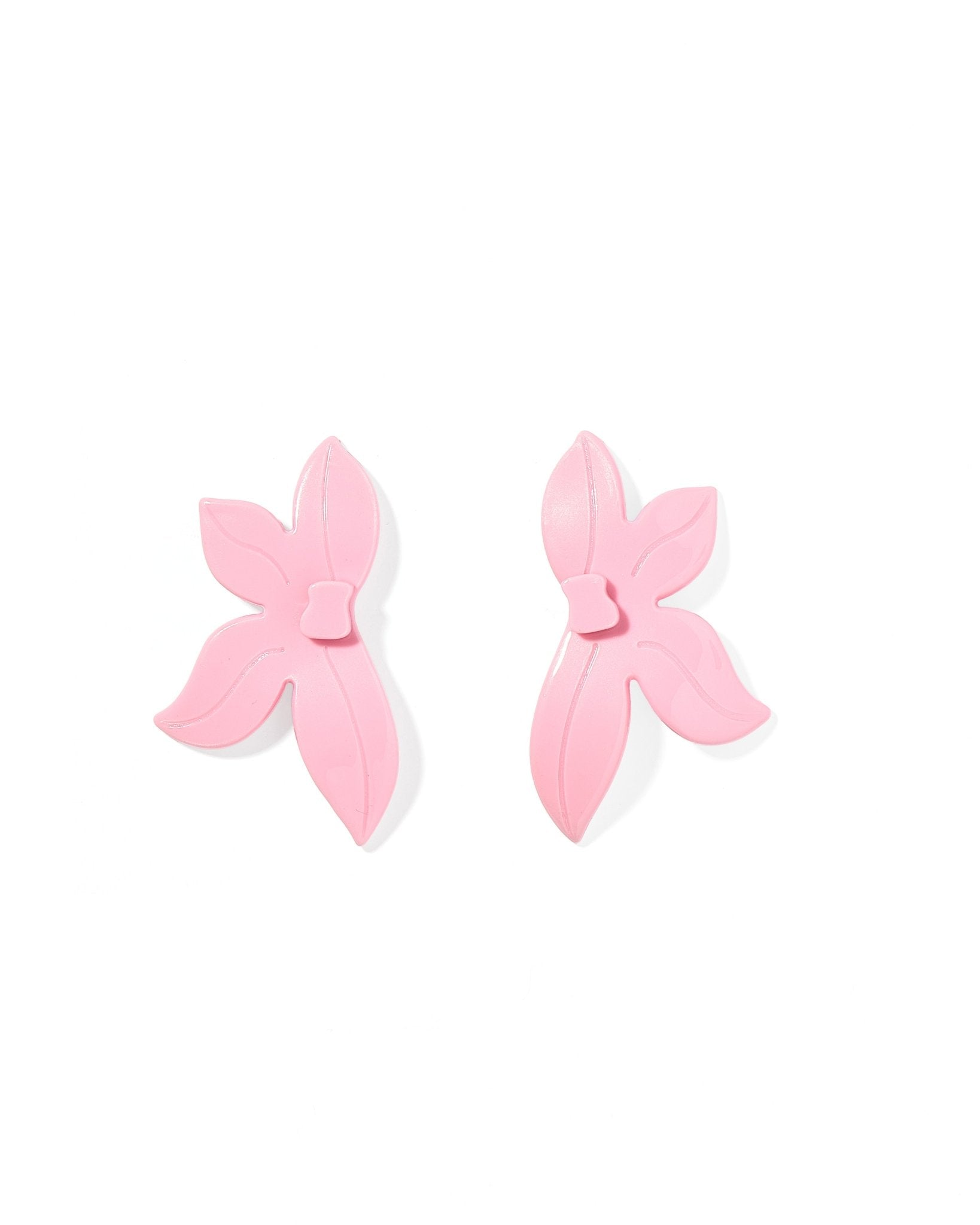 Fern Statement Earrings - Pink Peony - Shop LINNY CO