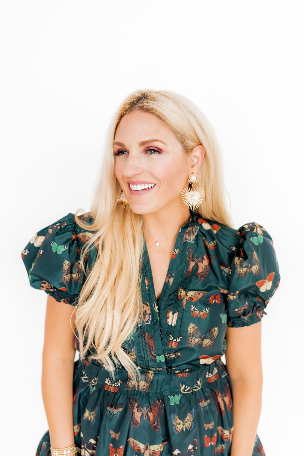 Fiona Statement Earrings - Pearl - Shop LINNY CO