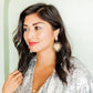 Fiona Statement Earrings - Pearl - Shop LINNY CO