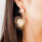 Fiona Statement Earrings - Pearl - Shop LINNY CO