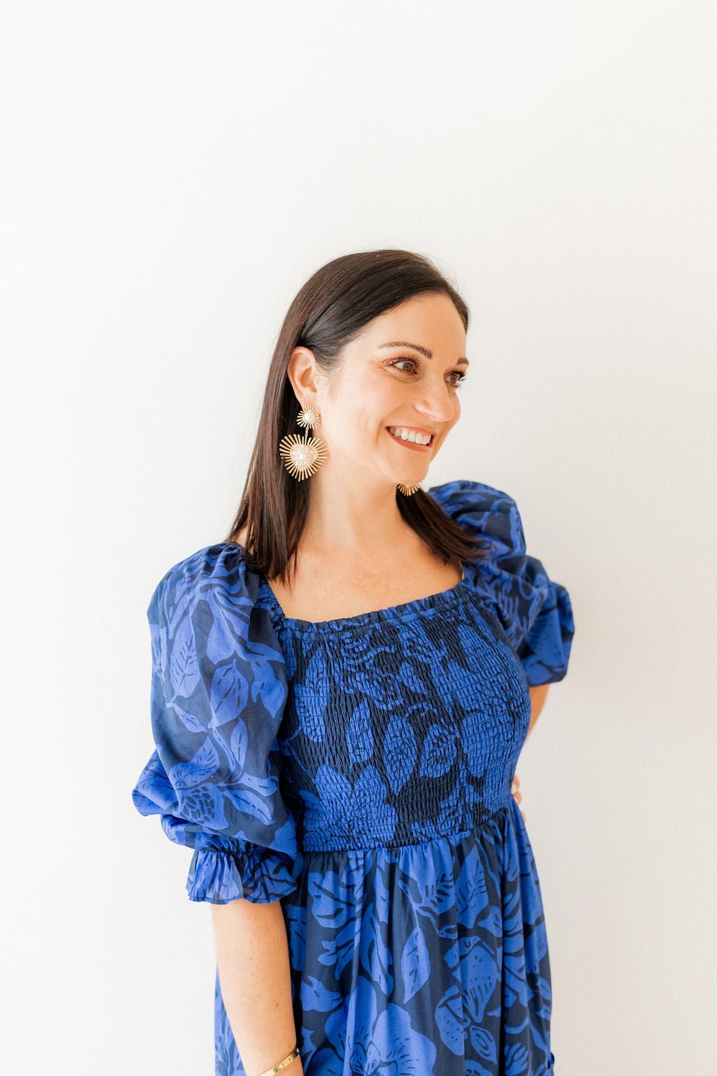 Fiona Statement Earrings - Pearl - Shop LINNY CO